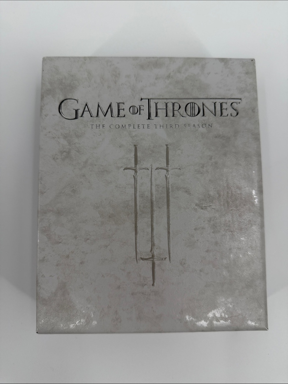 Game of Thrones The Complete Third Season Box Set - Silver Gray